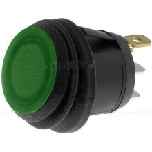 Green Illuminated Rocker Switch 10A 250V Spst Waterproof Dust Water Proof IP65